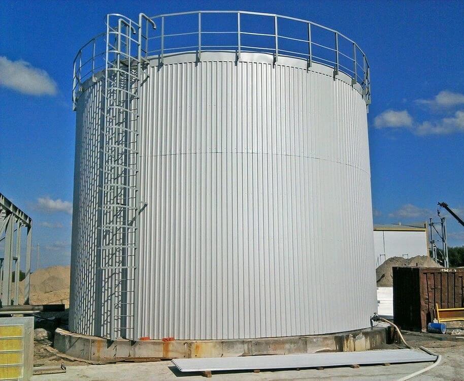 Стальные вертикальные резервуары 2000 мм 12Х18Н10Т